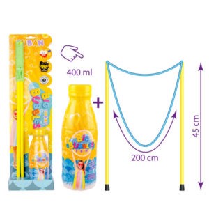 Kit Pompas Gigantes con Varita + Líquido 400 ml