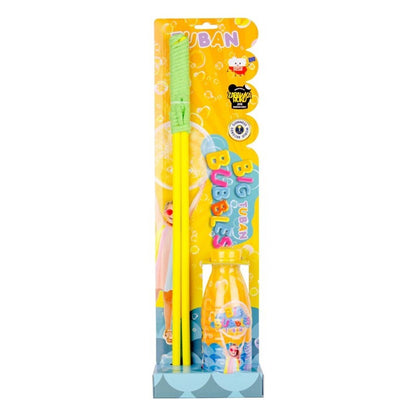 Kit Pompas Gigantes con Varita + Líquido 400 ml