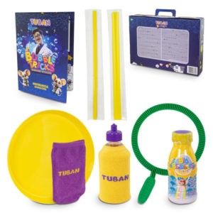 Kit Pompas Gigantes Profesional – 10 Trucos con Maletín