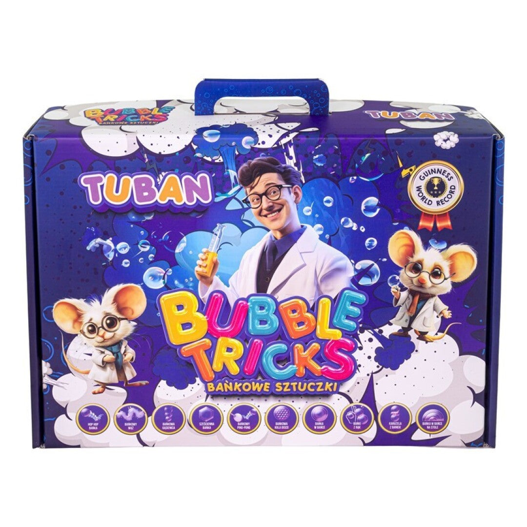 Kit Pompas Gigantes Profesional – 10 Trucos con Maletín