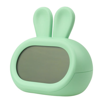 Despertador Infantil Conejito Verde – Luz Nocturna y Alarma