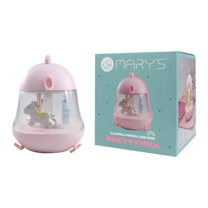 Lámpara de Noche Infantil Ovejita con Música y Luz LED RGB