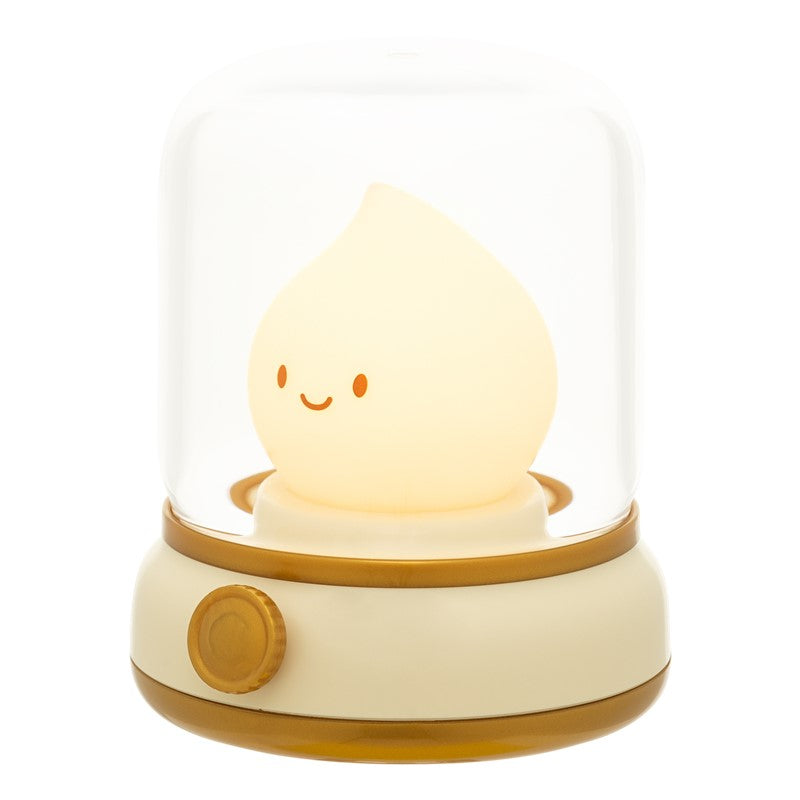 Lámpara de Noche Infantil LED Llama Amarilla – Luz Cálida Regulable