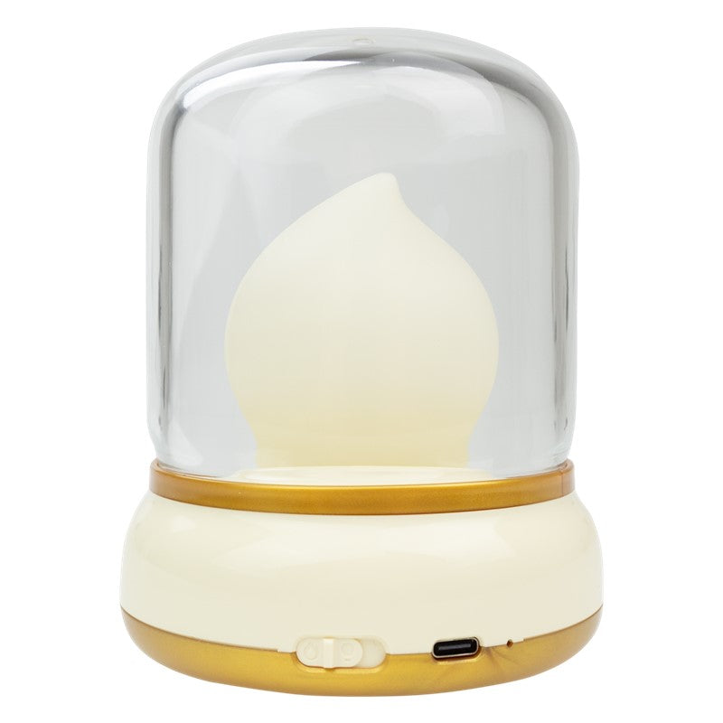 Lámpara de Noche Infantil LED Llama Amarilla – Luz Cálida Regulable