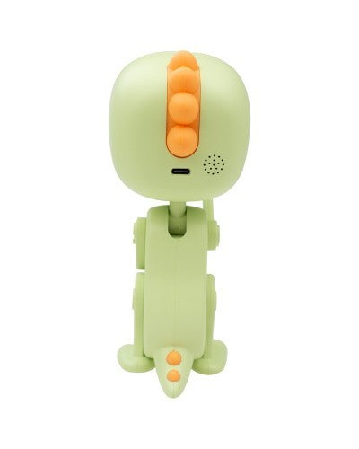 Despertador Infantil Robo-Dino Verde – Reloj Digital con Luz y Alarma