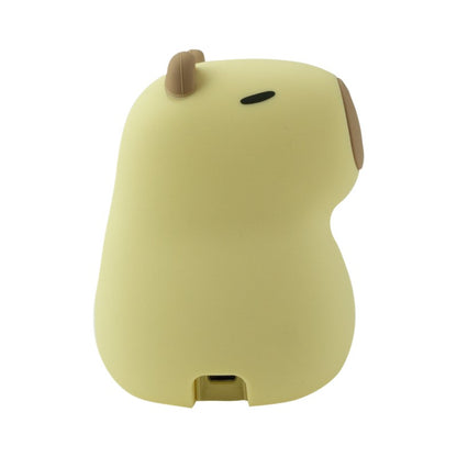Lámpara de Noche Infantil Capibara con Flor LED RGB