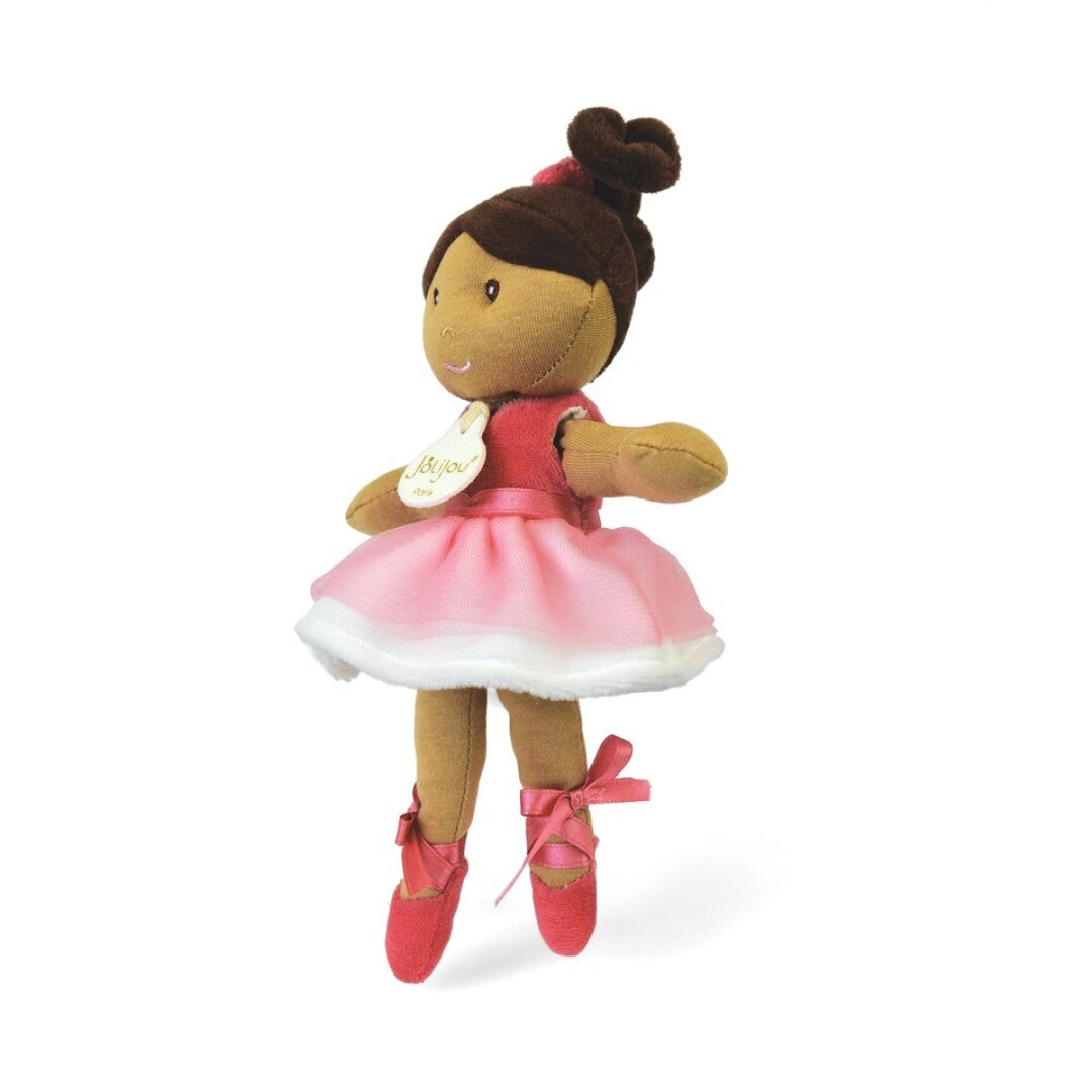 Muñeca bailarina de tela rosa 20 cm – Suave y adorable