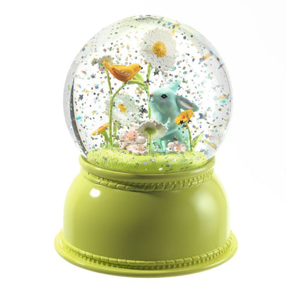 Lámpara bola de nieve Rabbit – Lámpara infantil decorativa – Kulturdenda