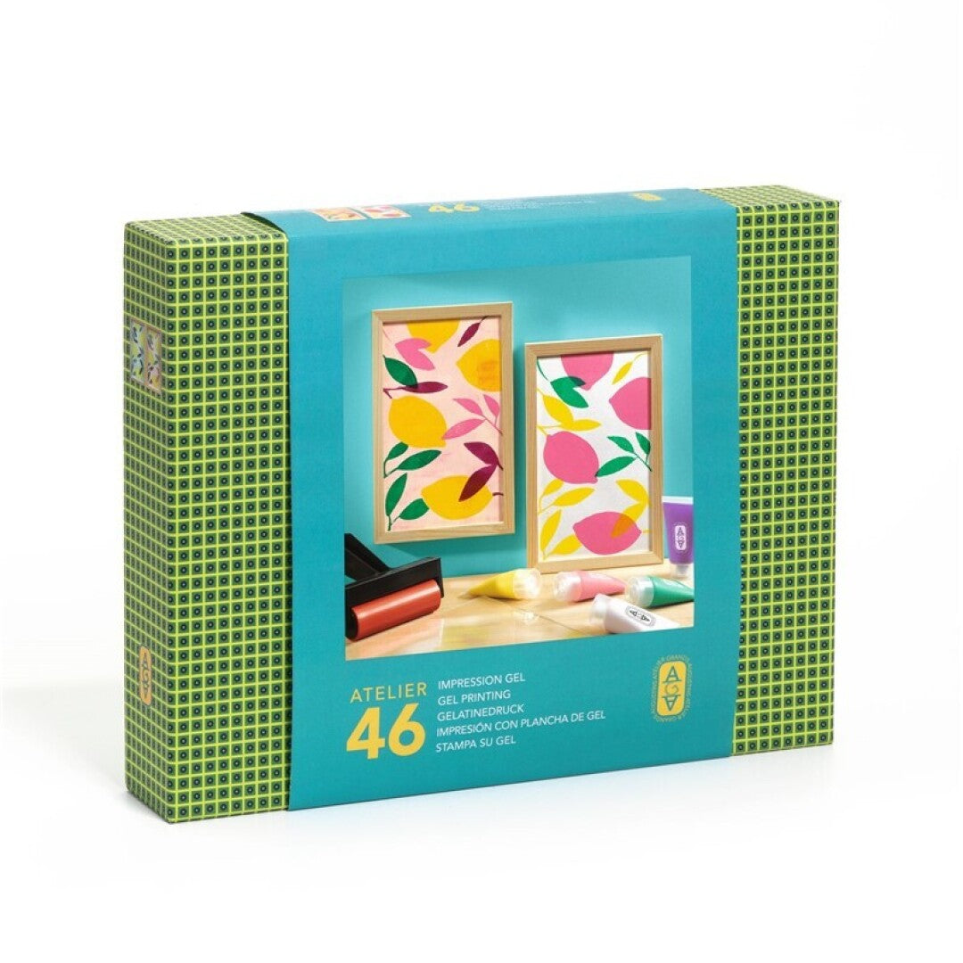 Atelier 46 Kit de Impresión en Gel Creativa para Niños