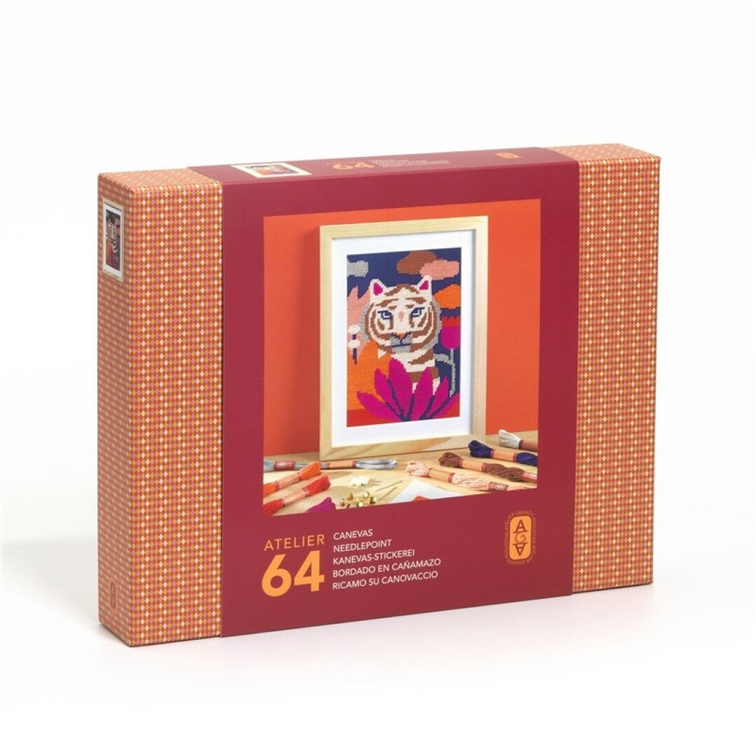 Atelier 64 Bordado – Kit Creativo de Cañamazo