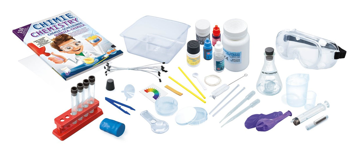 Buki Química: 150 experimentos – Kit de ciencias infantil – Kulturdenda