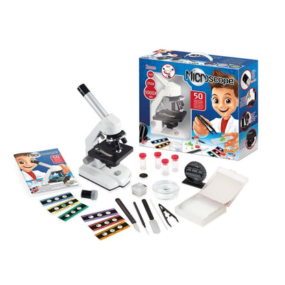 Microscopio infantil Buki con 50 experimentos