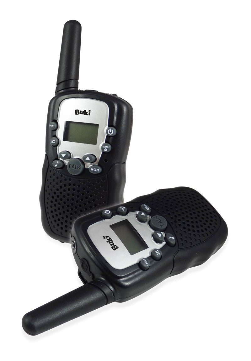 Walkie Talkies Buki para niños con alcance 3 km