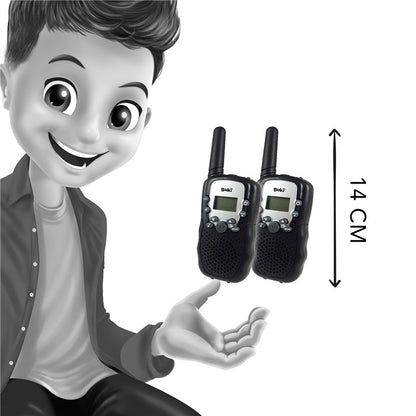 Walkie Talkies Buki para niños con alcance 3 km