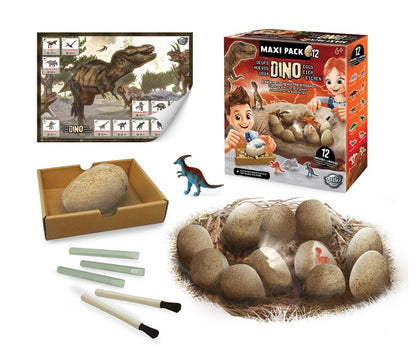 Buki Dino Mega Egg Maxi Pack – Huevos de dinosaurio sorpresa – Kulturdenda