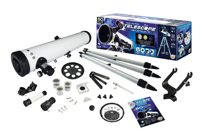 Telescopio avanzado Buki con 50 actividades para explorar el espacio