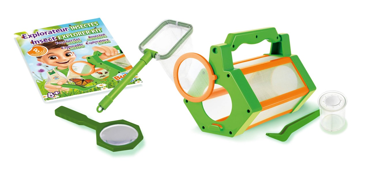 Kit explorador de insectos Buki lupa y observación