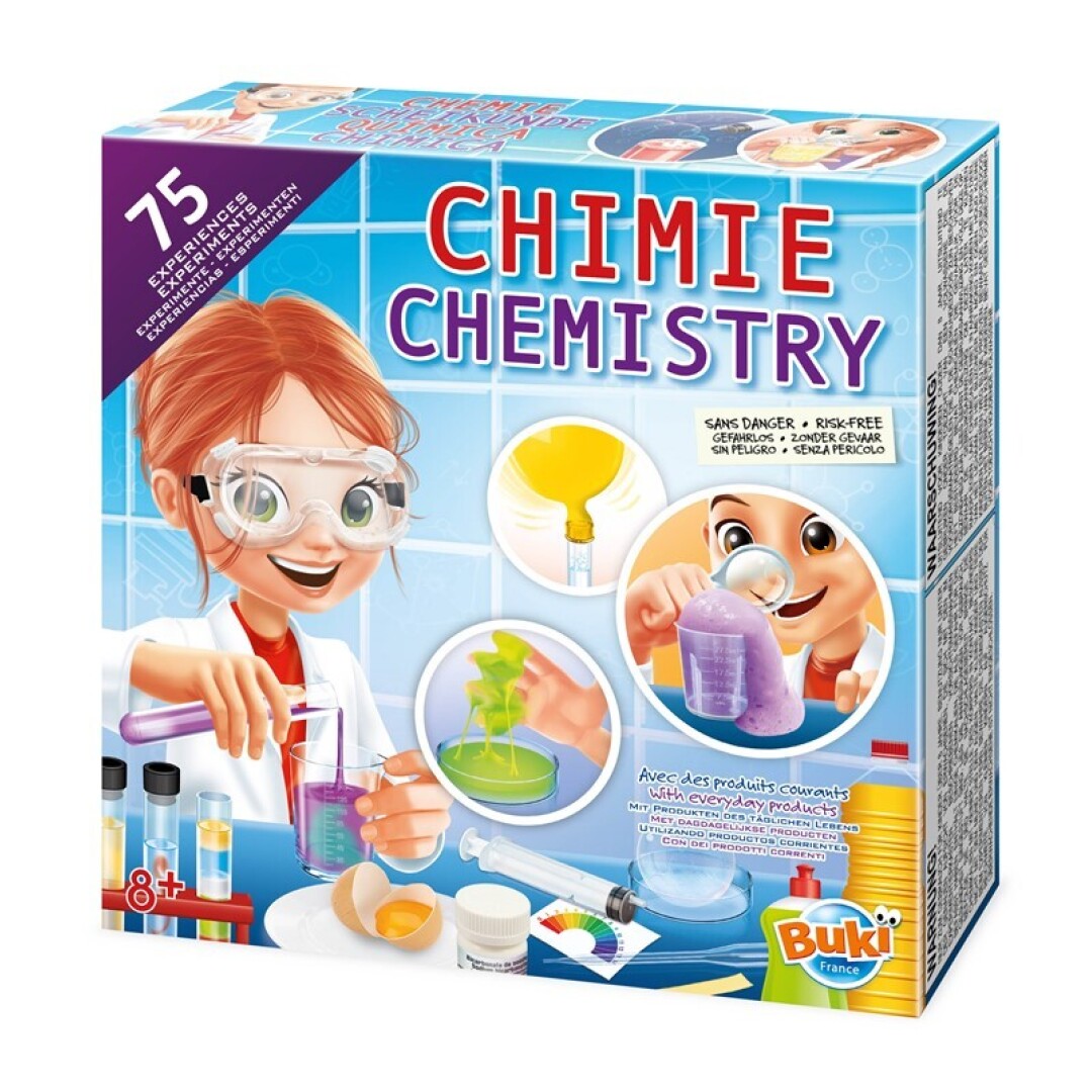 Buki Química 75 experimentos – Kit de ciencias infantil – Kulturdenda