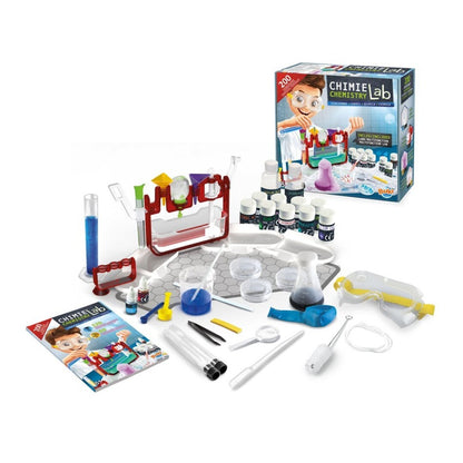 Laboratorio de química infantil Buki 200 experimentos