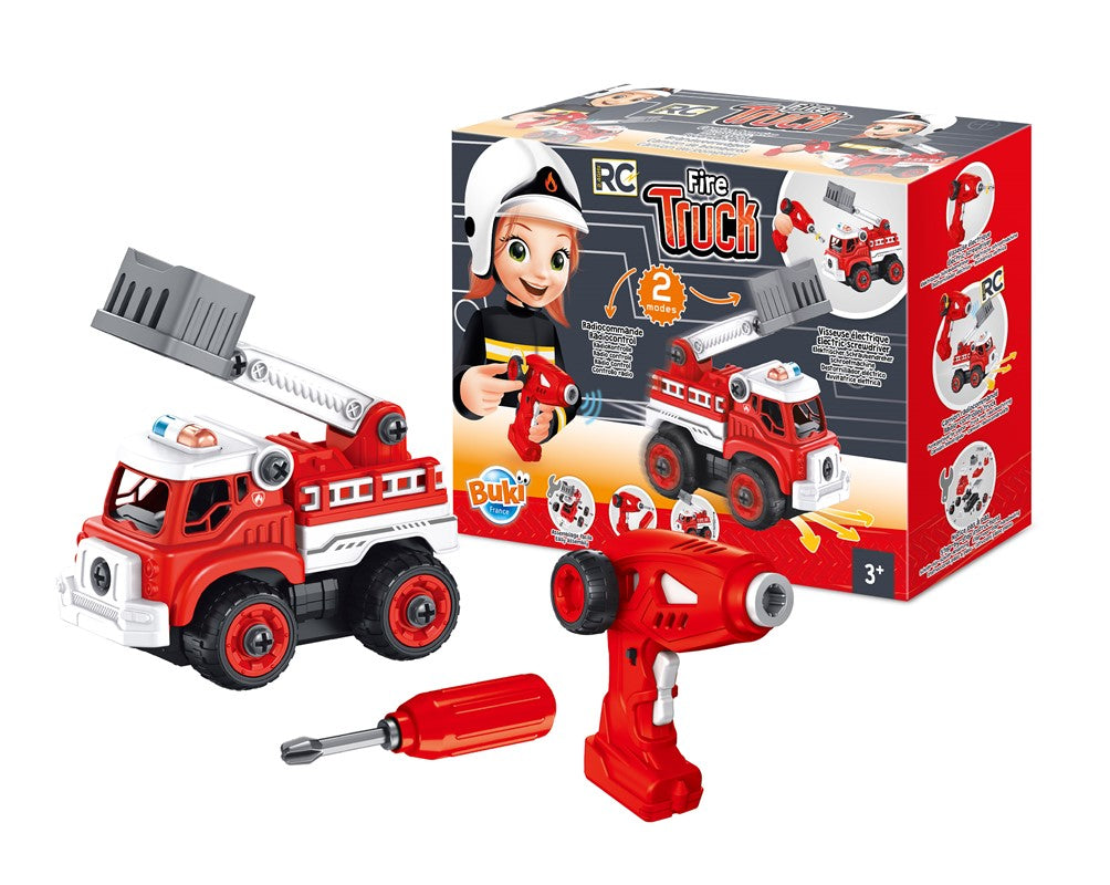 Camión de bomberos R/C Buki control remoto
