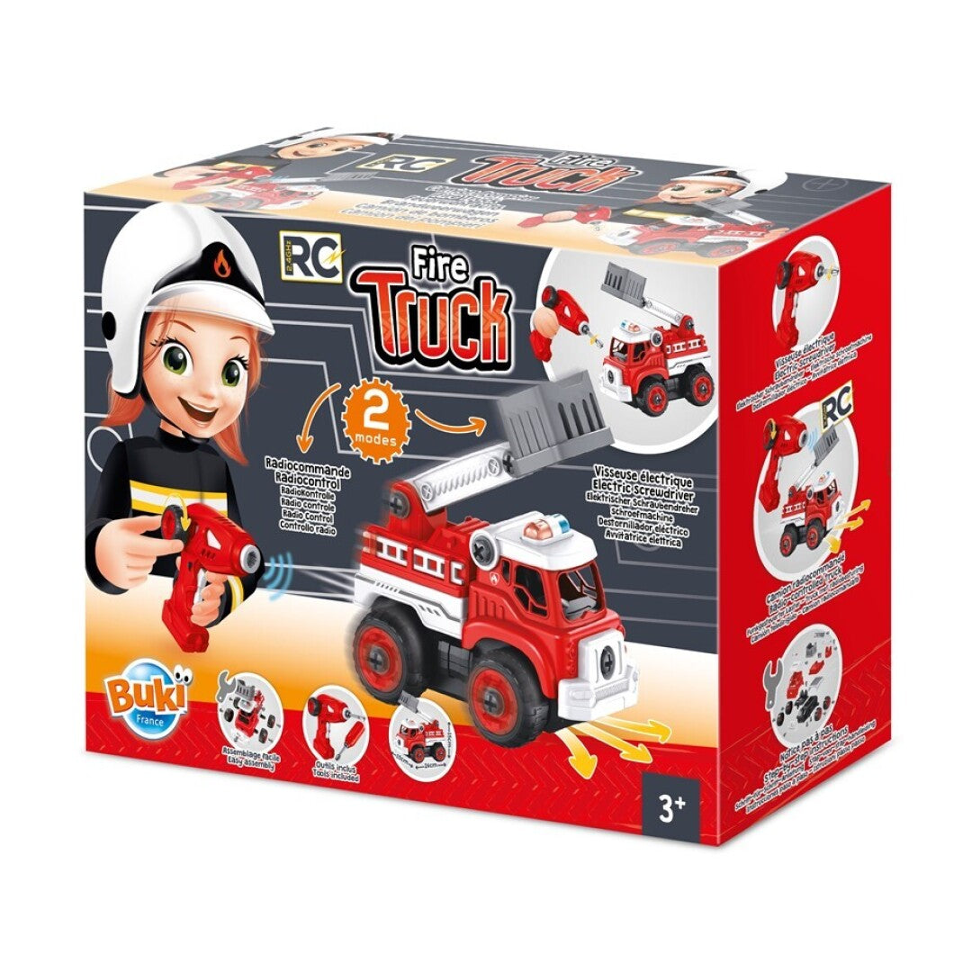 Camión de bomberos R/C Buki control remoto