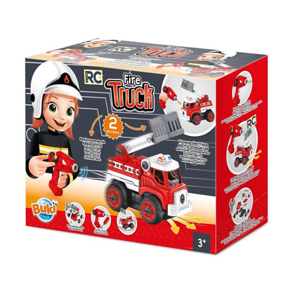 Camión de bomberos R/C Buki control remoto