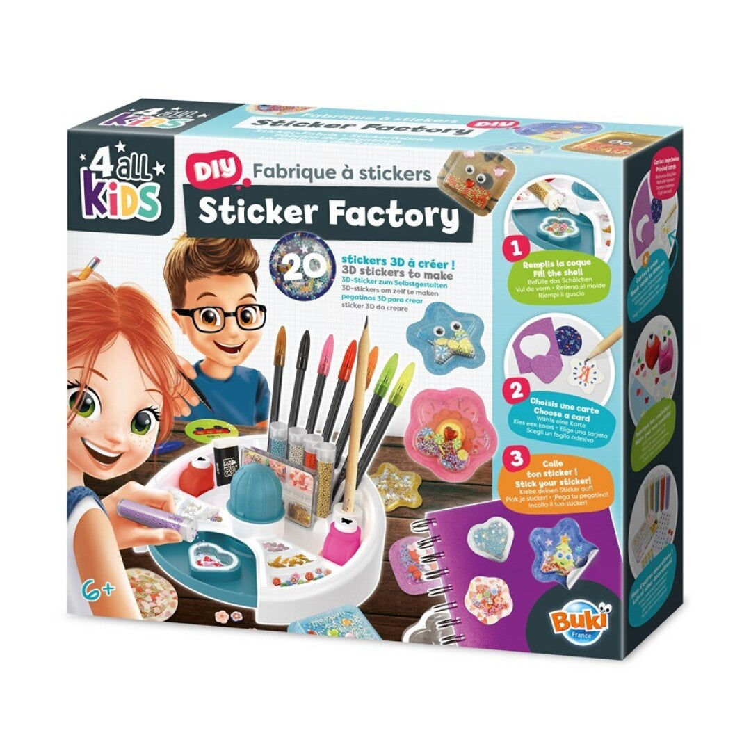 Buki Estación de pegatinas – Kit creativo infantil – Kulturdenda