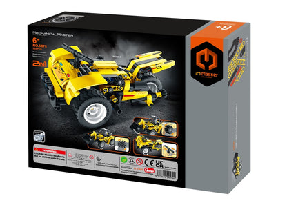 IM Master Excavadora y Moto de Tres Ruedas – 319 piezas (2 en 1, construcción)