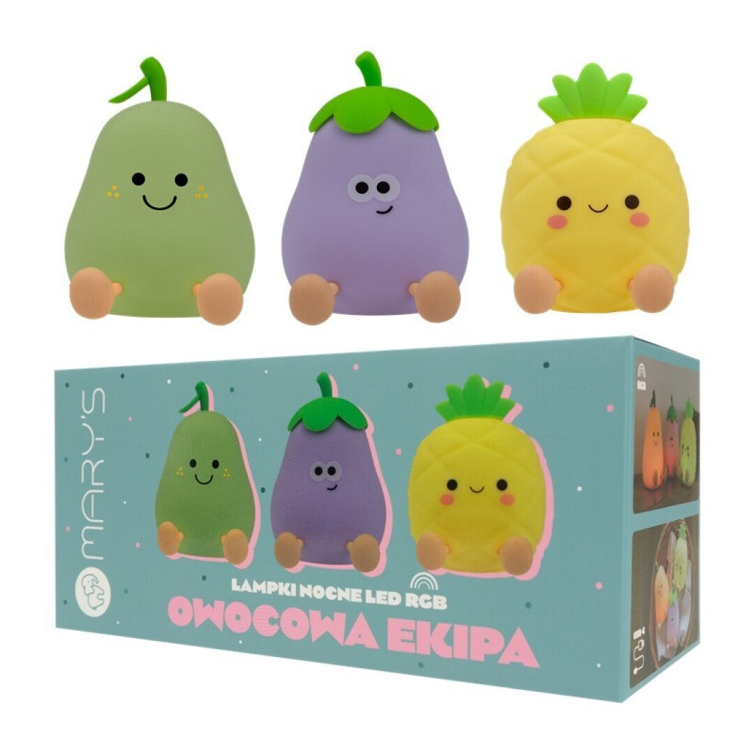 Set de lámparas de noche LED RGB Frutas Mary's – Luces nocturnas – Kulturdenda
