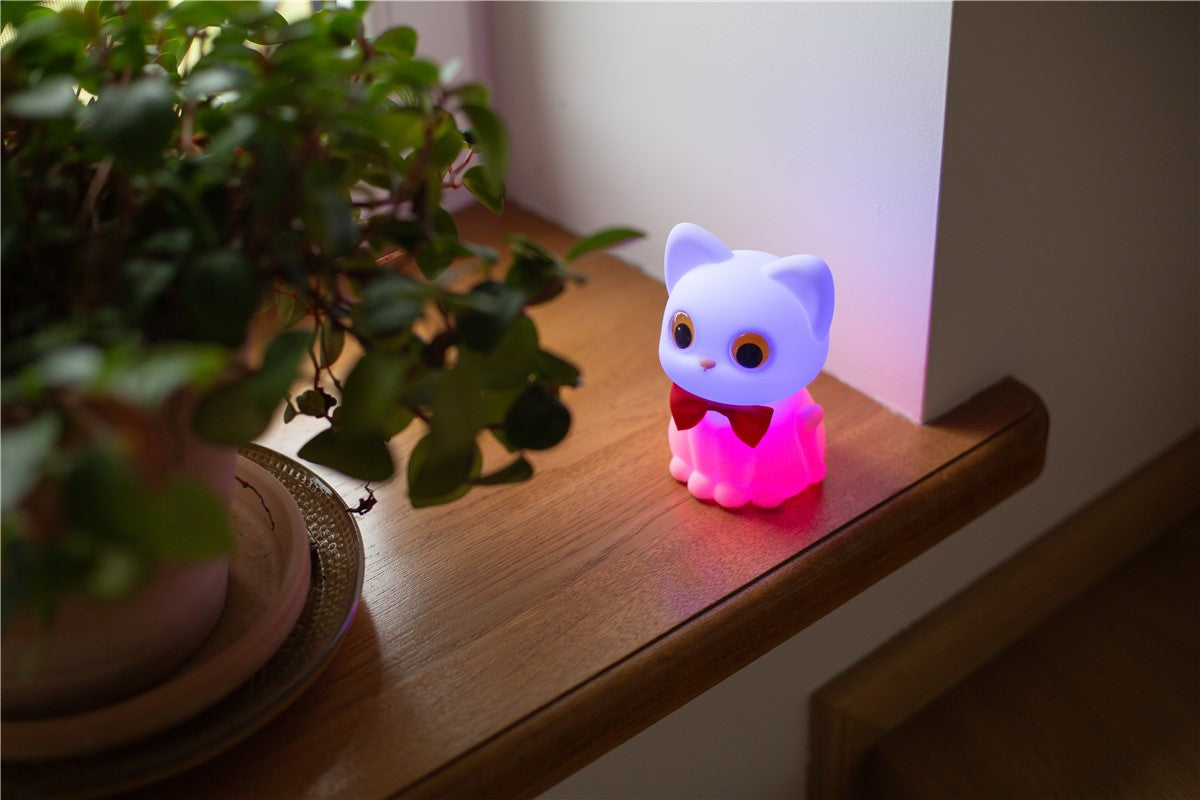 Lámpara de noche LED Gatito Mary's – Luz nocturna infantil – Kulturdenda