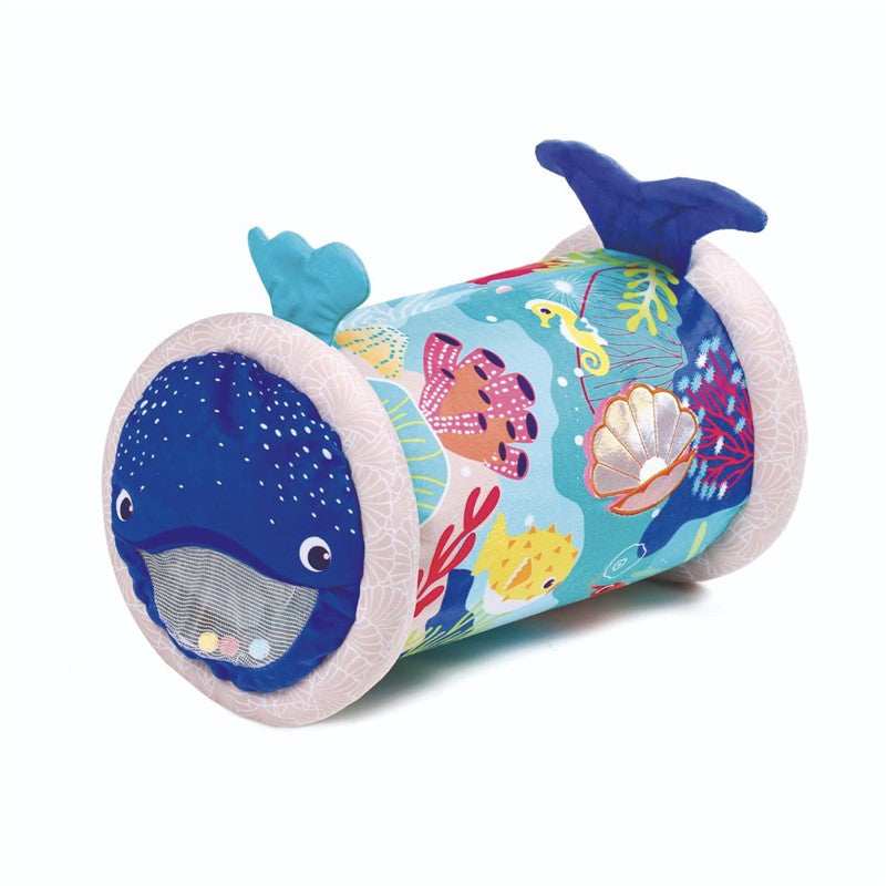 Rodillo de actividades bebé Ludi ballena – Estimulación y movimiento