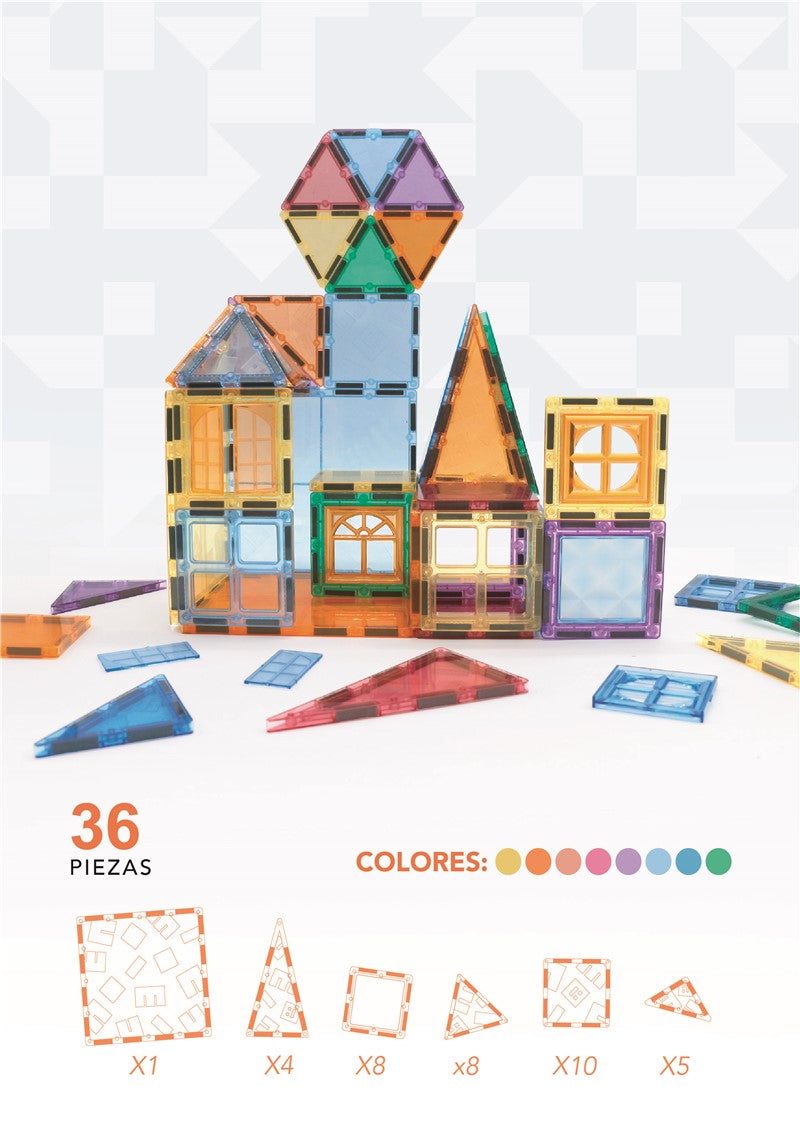 Nomic Clack 36 piezas – Juego de construcción – Kulturdenda
