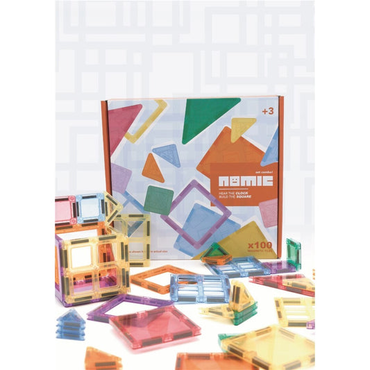 Nomic Clock 100 Piezas – Juego Magnético de Construcción