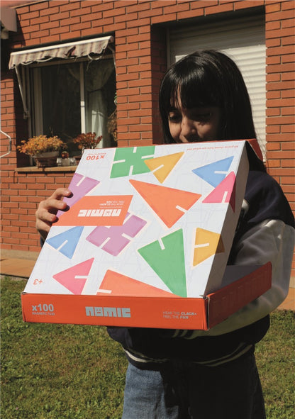 Nomic Clack + 100 Piezas – Juego Magnético de Construcción Creativa