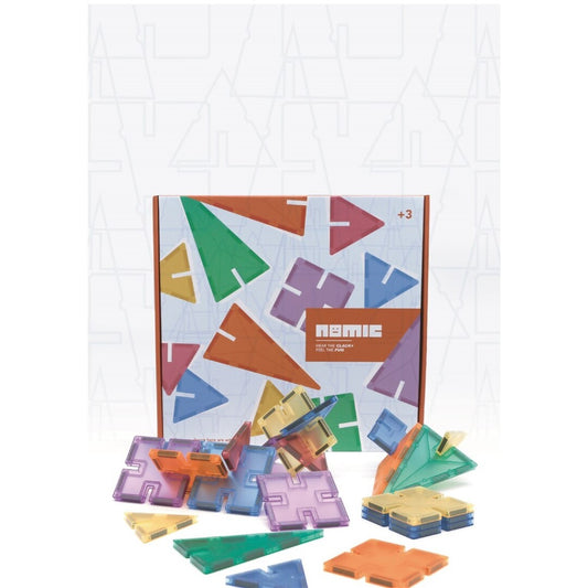 Nomic Clack + 100 Piezas – Juego Magnético de Construcción Creativa