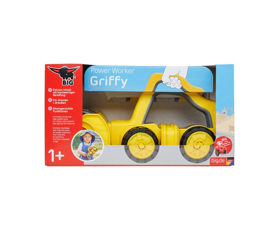 Rodillo compactador BIG Power Worker Griffy Bulldozer infantil