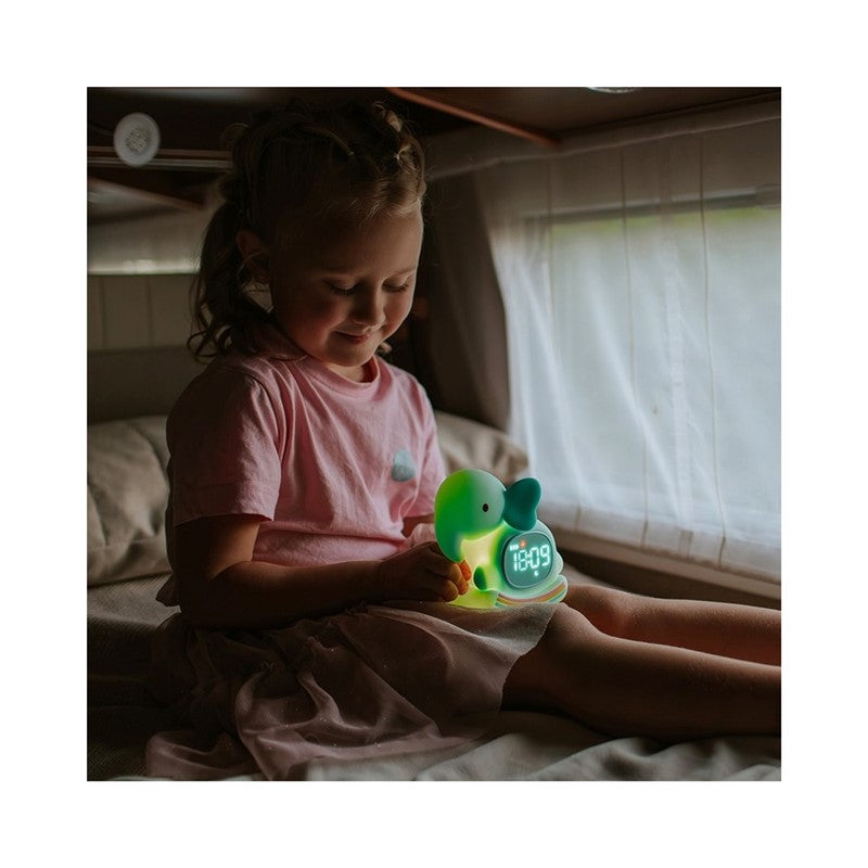 Despertador con luz de noche LED Elefante Mary's – Reloj infantil – Kulturdenda