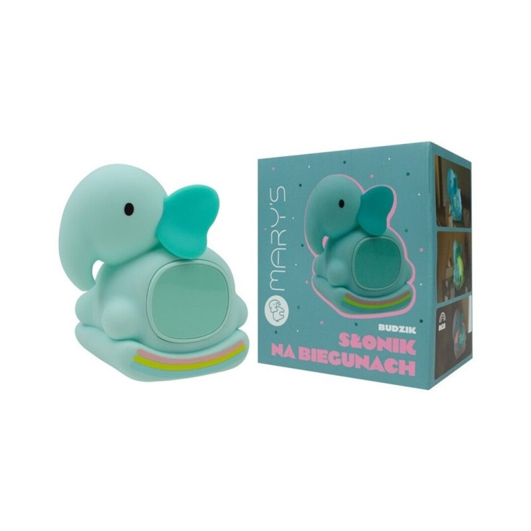 Despertador con luz de noche LED Elefante Mary's – Reloj infantil – Kulturdenda