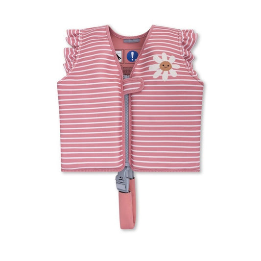 Chaleco Salvavidas Infantil Flores Rosa 3–6 Años – Swim Essentials