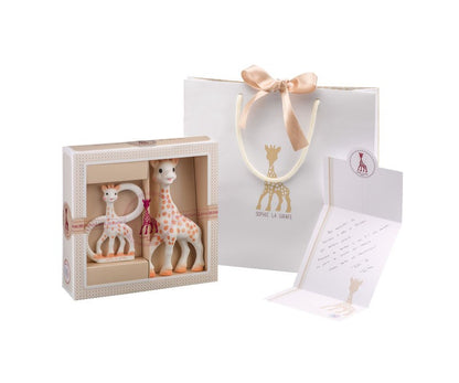 Mi primer set Sophie la girafe + anillo de dentición – Set regalo para bebé – Kulturdenda
