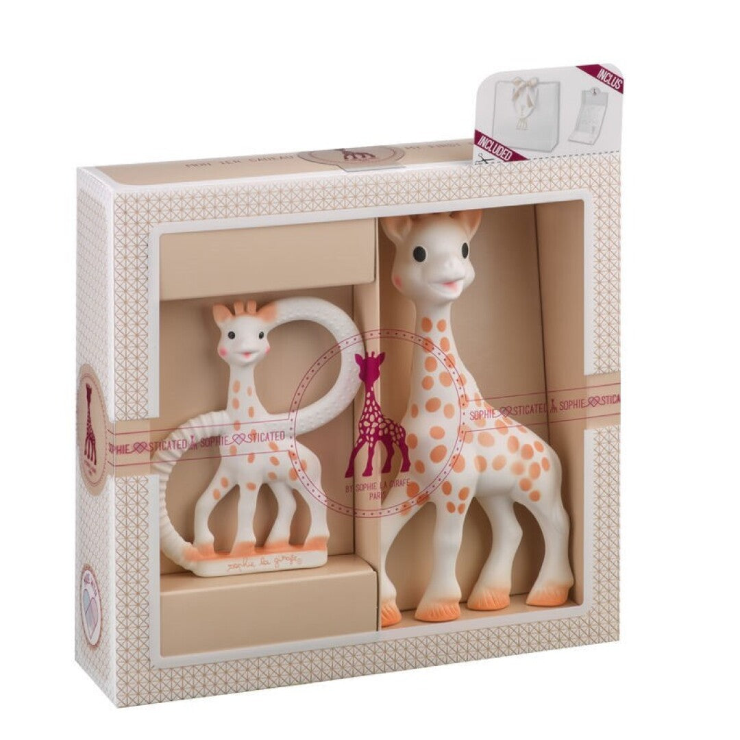 Mi primer set Sophie la girafe + anillo de dentición – Set regalo para bebé – Kulturdenda
