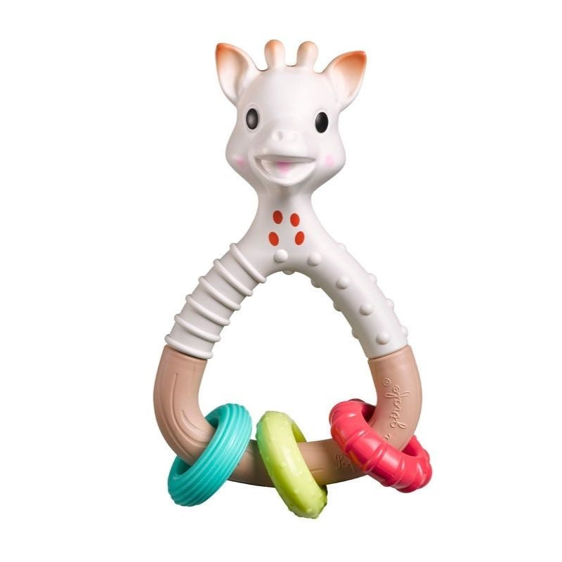 Sonajero Natur'rings So'Pure – Sonajero de bioplástico para bebé – Kulturdenda