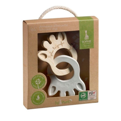 Anillo silueta Rubber&Wood Sophie la girafe – Mordedor para bebé – Kulturdenda