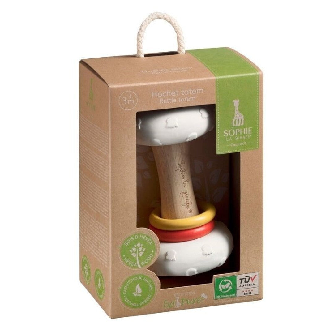Sonajero Tótem Rubber&Wood Sophie la girafe – Sonajero para bebé – Kulturdenda