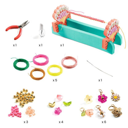 Pulseras de macramé rosas – Kit de manualidades infantil – Kulturdenda