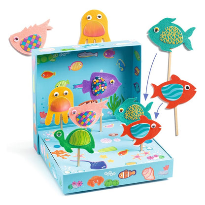Collage Acuario feliz – Kit de collage infantil – Kulturdenda
