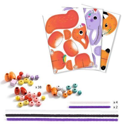 Ensartes Animales Adorables – Juego de Enhebrado y Motricidad Fina