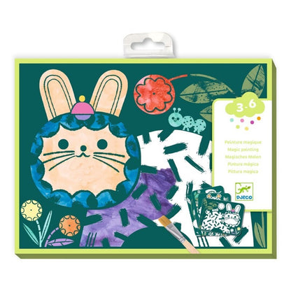 Pintura mágica para revelar Animales disfrazados – Actividad creativa infantil – Kulturdenda