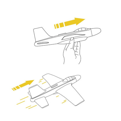 Juego de Habilidad Jet Fire – Avión Planeador de Lanzamiento