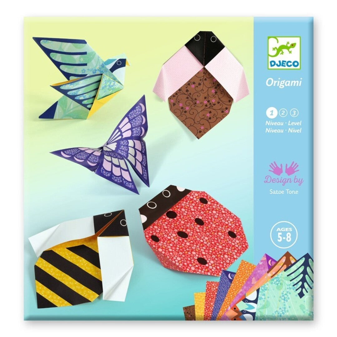 Papiroflexia En mi jardín – Kit de origami infantil – Kulturdenda